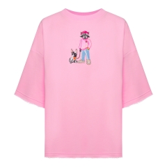 Свитшот SALOME & FRENCH BULLDOG Pink Mini