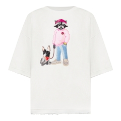 Свитшот SALOME & FRENCH BULLDOG Milk Big