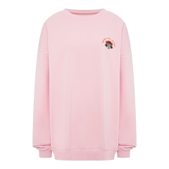 Свитшот SWEATSHIRT LONG SLEEVE RACCOON-WHITE Pink